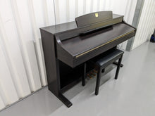 Load image into Gallery viewer, Yamaha Clavinova CLP-330 Digital Piano with matching stool in rosewood colour stock nr 23047