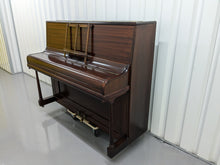 Load image into Gallery viewer, Challen antique upright acoustic piano in mahogany finish stock #23003