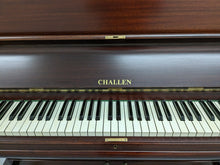 Load image into Gallery viewer, Challen antique upright acoustic piano in mahogany finish stock #23003