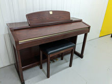 Load image into Gallery viewer, Yamaha Clavinova CLP-150 Digital Piano with stool in mahogany stock nr 23054