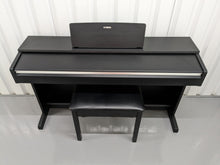 Load image into Gallery viewer, Yamaha Arius YDP-142 Digital Piano and stool in satin black Stock number 23057