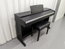 Load image into Gallery viewer, Yamaha Arius YDP-142 Digital Piano and stool in satin black Stock number 23057