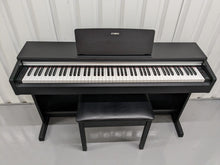Load image into Gallery viewer, Yamaha Arius YDP-142 Digital Piano and stool in satin black Stock number 23057