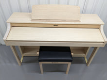 Load image into Gallery viewer, Roland HP-207 Premium Digital Piano and stool in light oak Stock nr 23064