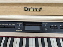 Load image into Gallery viewer, Roland HP-207 Premium Digital Piano and stool in light oak Stock nr 23064
