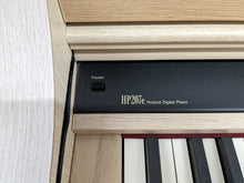 Load image into Gallery viewer, Roland HP-207 Premium Digital Piano and stool in light oak Stock nr 23064