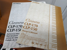 Load image into Gallery viewer, Yamaha Clavinova CLP-150 Digital Piano with stool in cherry wood stock nr 23072
