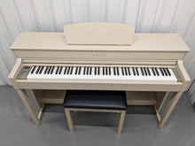 Load image into Gallery viewer, Yamaha Clavinova CLP-535 in white ash with matching stool stock nr 23076