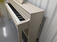 Load image into Gallery viewer, Yamaha Clavinova CLP-535 in white ash with matching stool stock nr 23076