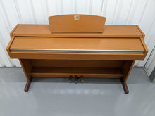 Load image into Gallery viewer, Yamaha Clavinova CLP-220 Digital Piano and stool in cherry wood stock no 23079