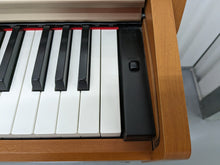 Load image into Gallery viewer, Yamaha Clavinova CLP-220 Digital Piano and stool in cherry wood stock no 23079