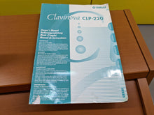 Load image into Gallery viewer, Yamaha Clavinova CLP-220 Digital Piano and stool in cherry wood stock no 23079