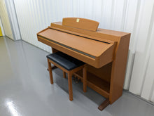 Load image into Gallery viewer, Yamaha Clavinova CLP-240 digital piano and stool in cherry wood colour stock number 23080