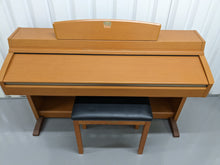 Load image into Gallery viewer, Yamaha Clavinova CLP-240 digital piano and stool in cherry wood colour stock number 23080