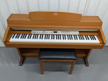 Load image into Gallery viewer, Yamaha Clavinova CLP-240 digital piano and stool in cherry wood colour stock number 23080