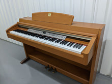 Load image into Gallery viewer, Yamaha Clavinova CLP-240 digital piano and stool in cherry wood colour stock number 23080