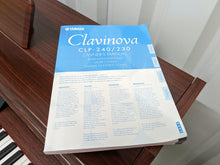 Load image into Gallery viewer, Yamaha Clavinova CLP-240 digital piano and stool in mahogany colour stock number 23084