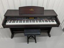 Load image into Gallery viewer, Yamaha Clavinova CVP-103 Digital Piano and stool in dark rosewood stock nr 23086