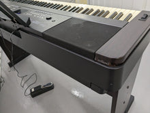 Load image into Gallery viewer, Yamaha DGX-650 black / rosewood portable grand piano keyboard and stand stock #23088