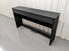 Load image into Gallery viewer, Roland DP990F digital slim line space saving piano in satin black stock # 23060