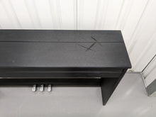Load image into Gallery viewer, Roland DP990F digital slim line space saving piano in satin black stock # 23060
