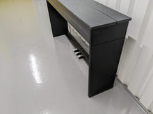 Load image into Gallery viewer, Roland DP990F digital slim line space saving piano in satin black stock # 23060