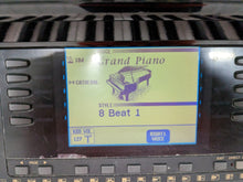 Load image into Gallery viewer, Yamaha Clavinova CVP-109PE Digital Piano and stool in glossy polished black stock # 23090