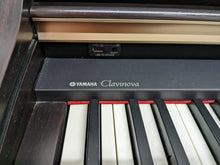 Load image into Gallery viewer, Yamaha Clavinova CLP-340 Digital Piano and stool in rosewood stock # 23091
