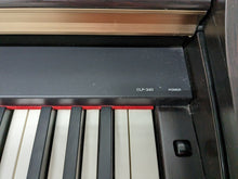 Load image into Gallery viewer, Yamaha Clavinova CLP-340 Digital Piano and stool in rosewood stock # 23091