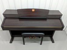 Load image into Gallery viewer, Yamaha Clavinova CLP-330 Digital Piano and stool in dark rosewood stock nr 23098