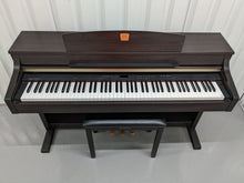 Load image into Gallery viewer, Yamaha Clavinova CLP-330 Digital Piano and stool in dark rosewood stock nr 23098