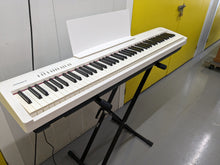Load image into Gallery viewer, Roland FP30 88 Key Weighted Keys Portable white piano with stand and pedal stock # 23101