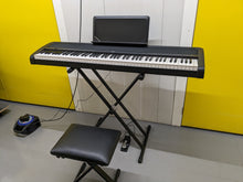 Load image into Gallery viewer, Korg B1 digital piano / keyboard with stand and pedal in black stock # 23097
