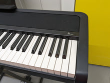 Load image into Gallery viewer, Korg B1 digital piano / keyboard with stand and pedal in black stock # 23097