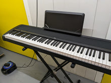 Load image into Gallery viewer, Korg B1 digital piano / keyboard with stand and pedal in black stock # 23097