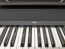 Load image into Gallery viewer, Korg B1 digital piano / keyboard with stand and pedal in black stock # 23097