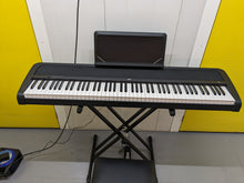 Load image into Gallery viewer, Korg B1 digital piano / keyboard with stand and pedal in black stock # 23097