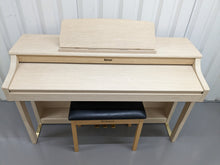 Load image into Gallery viewer, Roland HP-204 Premium Digital Piano and stool in light oak Stock nr 23104