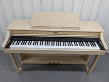 Load image into Gallery viewer, Roland HP-204 Premium Digital Piano and stool in light oak Stock nr 23104