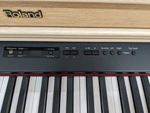 Load image into Gallery viewer, Roland HP-204 Premium Digital Piano and stool in light oak Stock nr 23104