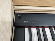 Load image into Gallery viewer, Roland HP-204 Premium Digital Piano and stool in light oak Stock nr 23104