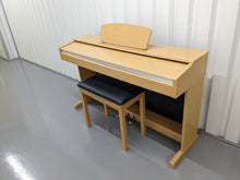 Load image into Gallery viewer, Yamaha Arius YDP-140 digital piano and stool in light oak / cherry wood finish stock number 23106