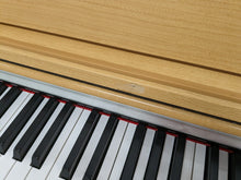 Load image into Gallery viewer, Yamaha Arius YDP-140 digital piano and stool in light oak / cherry wood finish stock number 23106