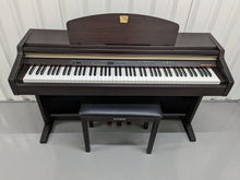 Load image into Gallery viewer, Yamaha Clavinova CLP-930 Digital Piano and stool in dark rosewood stock # 23114