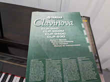 Load image into Gallery viewer, Yamaha Clavinova CLP-930 Digital Piano and stool in dark rosewood stock # 23114