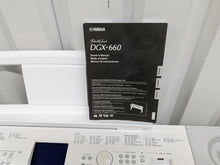 Load image into Gallery viewer, Yamaha DGX-660 in white 88 Key Weighted Keys Portable Grand, stand + pedal stock # 23131