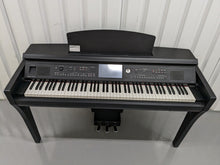 Load image into Gallery viewer, YAMAHA CLAVINOVA CVP-609 DIGITAL PIANO + STOOL IN SATIN BLACK stock 23126