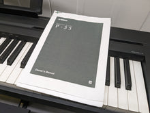 Load image into Gallery viewer, Yamaha P-35 88 Key Weighted keys Piano + custom stand and stool stock # 23144