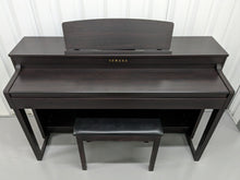Load image into Gallery viewer, Yamaha Clavinova CLP-470 rosewood with wooden keys action + stool stock no 23127