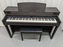 Load image into Gallery viewer, Yamaha Clavinova CLP-470 rosewood with wooden keys action + stool stock no 23127
